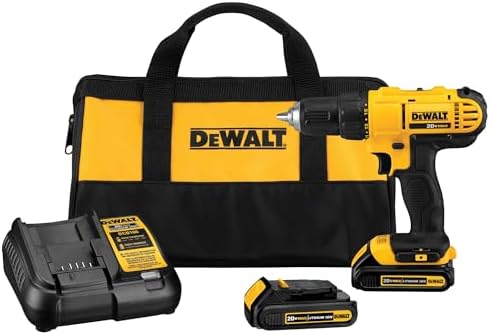 DEWALT 20V Max Cordless Drill/Driver Kit, 2 Batteries and Charger Included