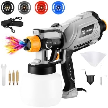 Paint Sprayer :DEKOPRO 1000W HVLP High Power Paint Gun