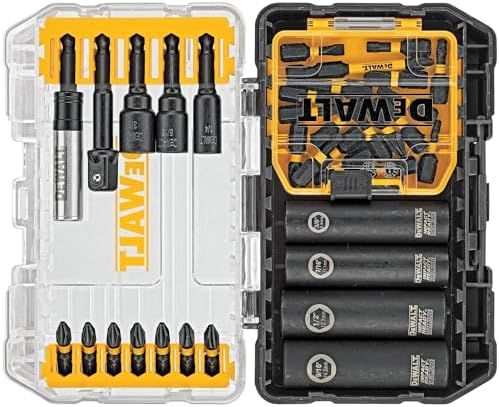 DEWALT Screwdriver Bit Set, Impact Driver Bit Set, FlexTorq, 35-Piece