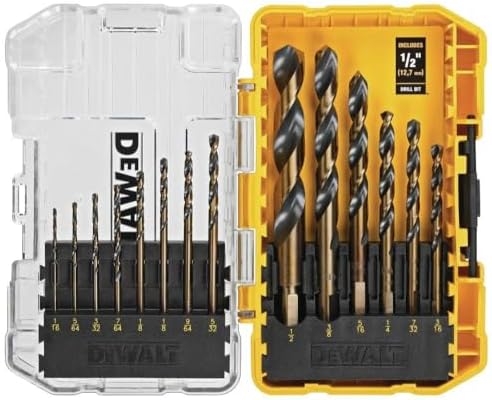 DEWALT Drill Bit Set, 14-Piece, 135 Degree Split Point